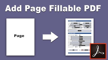 how to add a page to a fillable pdf form in adobe acrobat pro 2017