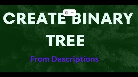 Create Binary Tree From Descriptions | Leetcode 2196 in Java| MAANG Interview | latest DSA questions