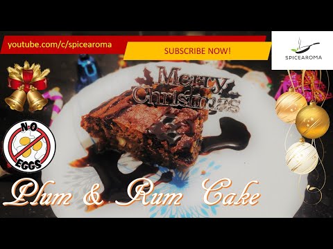 Christmas Spl - Eggless Plum & rum cake with no alcohol option