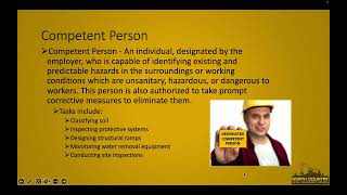 OSHA Excavation Competent Person Training
