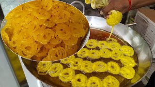 افضل حلوى هندية الجليبي المقرمشة | حلويات الشارع في الهند | jalebi recipe |