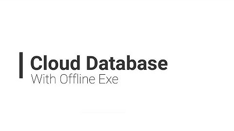 #Cloud #Database  With VB#Net #Offline #Exe Access #Remote Database from #Internet #Hosting