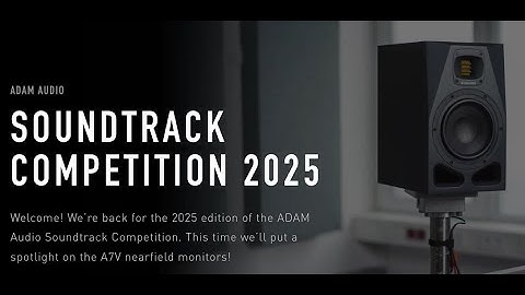 ADAM - TROPIC LAB/ #soundtrackcompetition2025