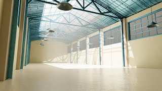 making a warehouse building in blender