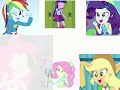 Twilight sparkle Rarity rainbow dash Apple Jack flutterchay pinkie pie sunset shimmer y Marshall pr