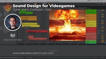Sound Design for Videogames - Cyber Voice, Explosion, Door | Unreal Engine 5, Metasound, Blueprint