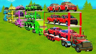OVERSIZED TRANSPORT BATTLE! FOUR IVECO TRUCKS CHALLENGE - Farming Simulator 22 screenshot 4