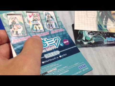 PlayStation VITA 初音ミク　Miku　Hatsune　Project DIVA f 開封　unboxing