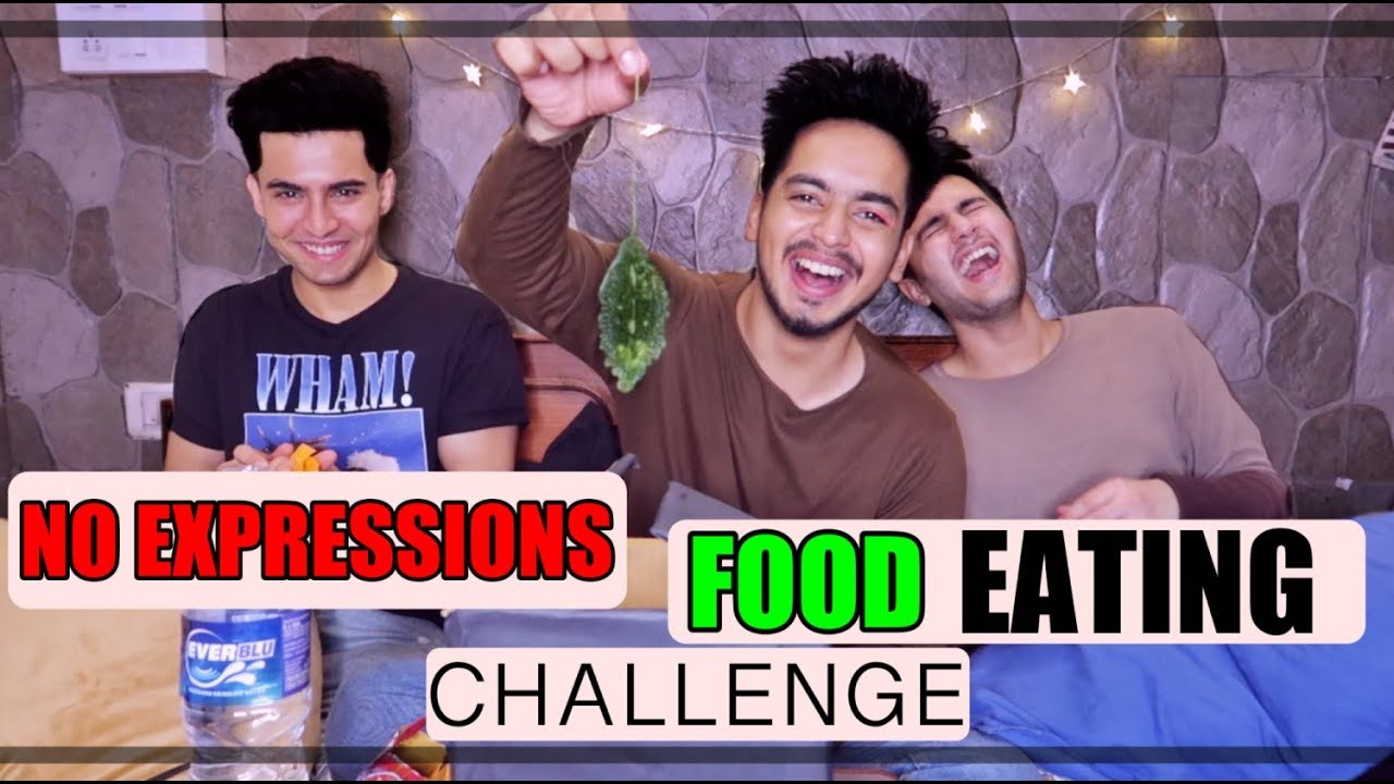 NO EXPRESSIONS FOOD EATING CHALLENGE 😂 ft. ANIRUDH & RISHABH | ARSHFAM