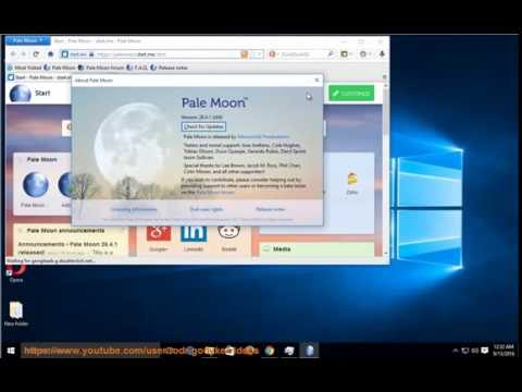 Uninstall Pale Moon v26.4.1 on Windows 10
