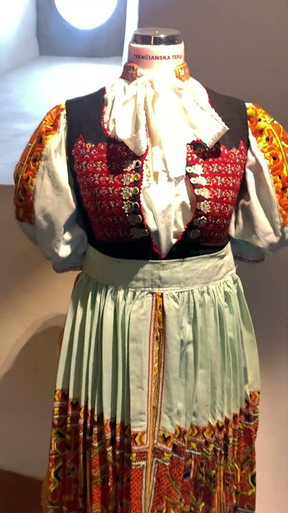 exhibit of Slovak traditional dress