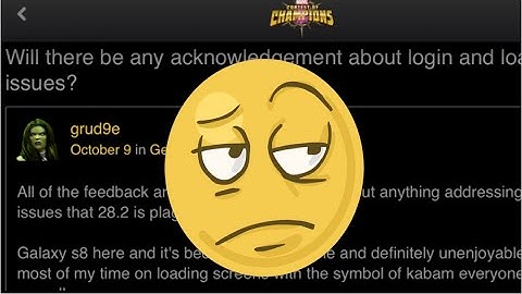 Lets Talk About The Android Loading Issue