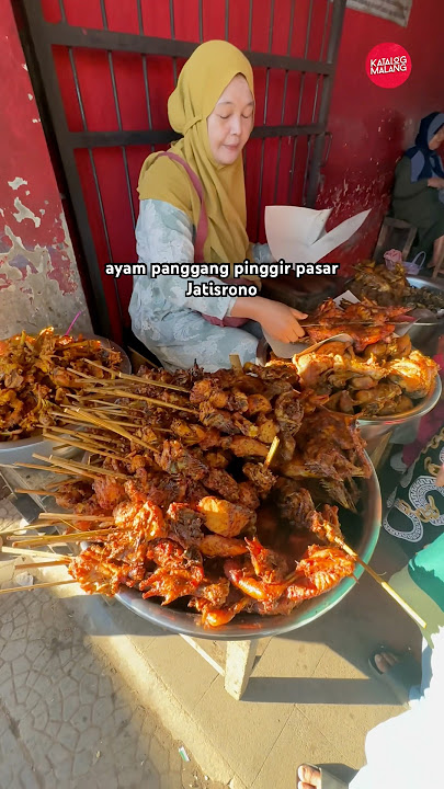 Streetfood Khas Wonogiri ‼️ Ayam Panggang Pinggir Pasar Jatisrono #ayam #kulinerindonesia