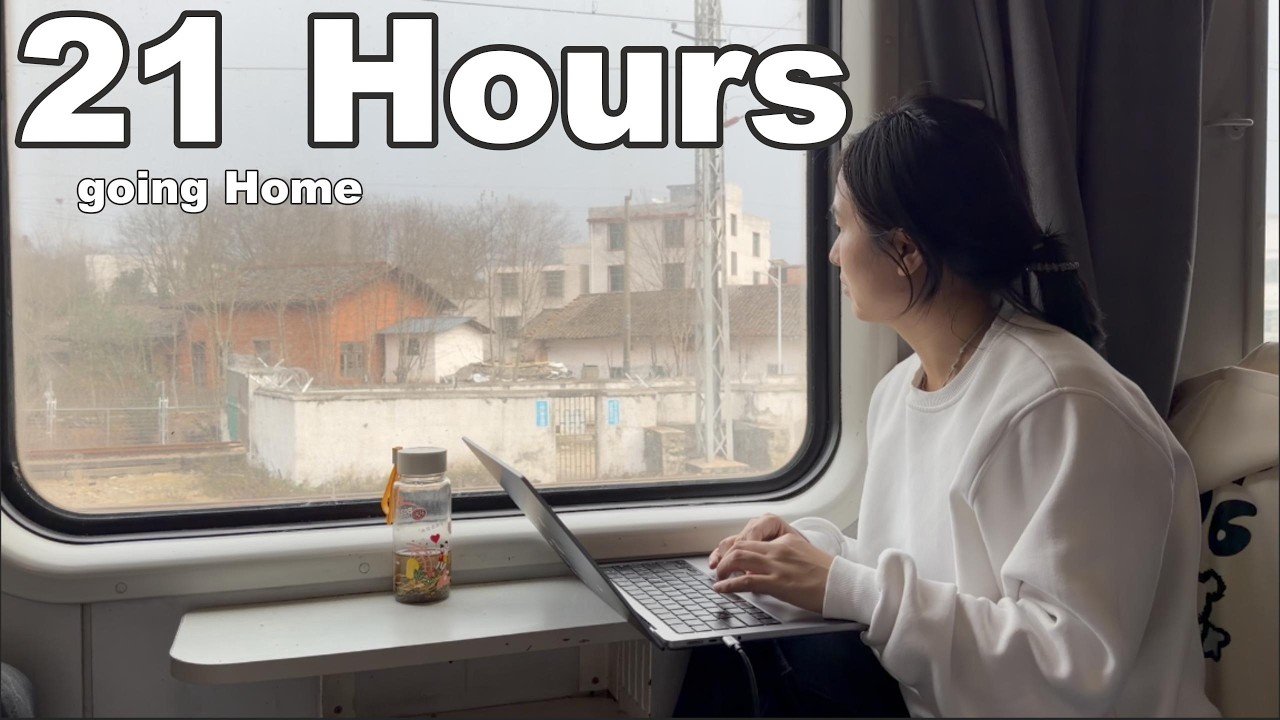 Daily Life in China 🇨🇳 | Going Home from a Megacity to Rural China | 21 Hours on a Sleeping Train