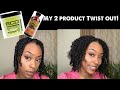 TWIST OUT USING ECOSTYLER FLAXSEED GEL|NO PRODUCT OVERLOAD|FAST DRY TIME!