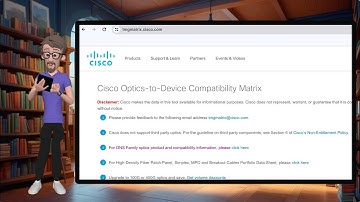 Cisco Device-To-Optics Compatibility Matrix (Optics Selection Tool)