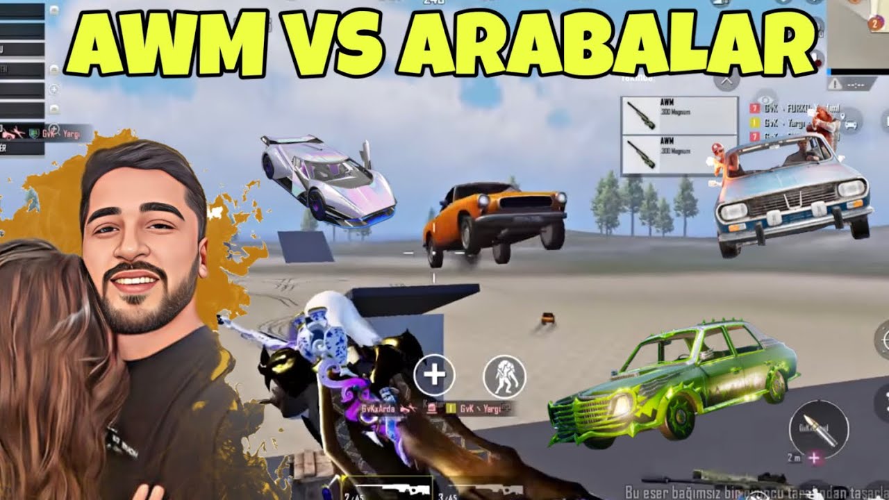 AWM'LER VS ARABALAR AMA YENGENİZİN TAKIMINDA HİLE VAR! -PUBG MOBİLE