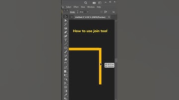 Join tool in Adobe illustrator #adobeillustrator  #shortsfeed #shorts