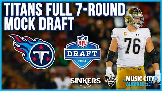 Titans FULL 7-Round Mock Draft (Post Free Agency) | MCA Titans Podcast