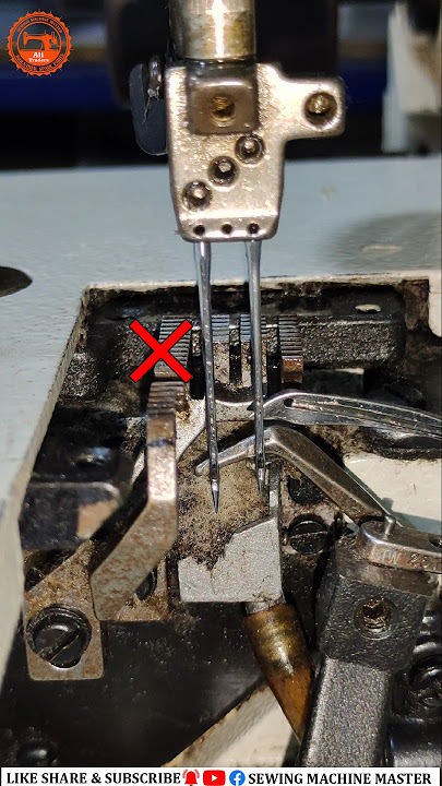 Flat lock machine setting #sewing_machine_master