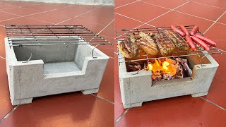 Charcoal Grill Stove Cast from A Cement With Old Styrofoam by Creative Craft 23,217 views 1 year ago 12 minutes, 1 second
