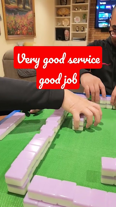 first thing to learn when playing mahjong. (know how to serve).#mahjong#serve#learn