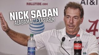 What Nick Saban said after Alabama pounded Texas A&M