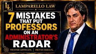 7 Mistakes That Put Professors on an Administrator's Radar