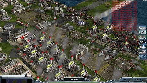 USA Laser - Command & Conquer Generals Zero Hour - 1 vs 5 HARD Gameplay
