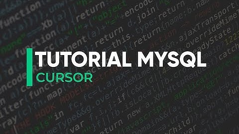 Membuat Cursor di MySQL Menggunakan CMD