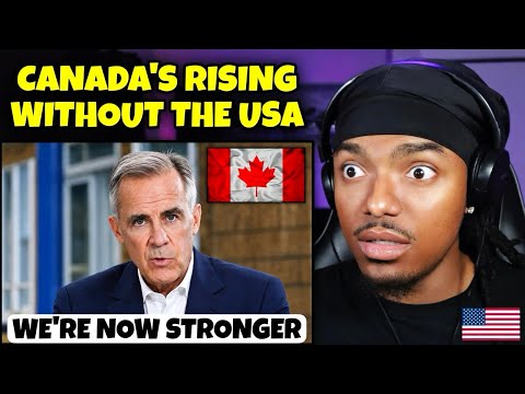 AMERICAN REACTS to Mark Carney's Message "A Stronger Canada"