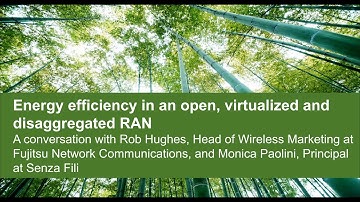 Energy efficiency in an open, virtualized, and disaggregated RAN