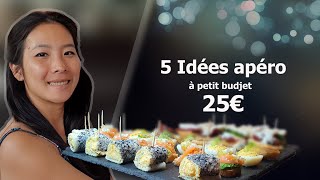 5 IDEES APERITIFS A PETIT BUDGET / 25€ POUR LES FETES / RELAX / NOEL 2023