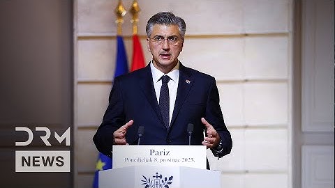 FULL SPEECH: Plenković Thanks Macron for Arms & Alliance Boost | DRM News | AC1F