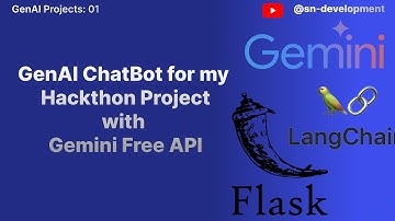 Build a Chatbot with Gemini API LangChain & Flask |