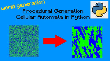 Procedural Generation (Cellular Generation) in Python/Pygame | explanation +  code