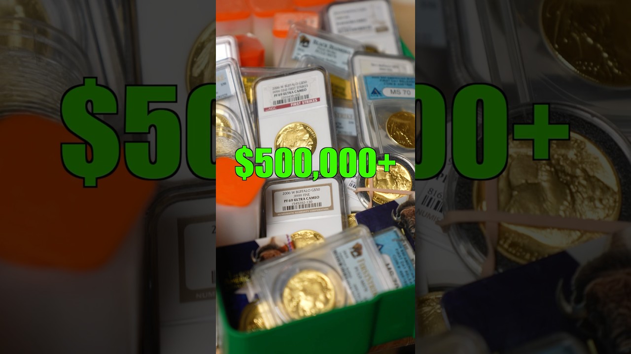 WHEN $500K+ IN GOLD ARRIVES IN THE MAIL😳 #goldwealth #gold #goldcoin