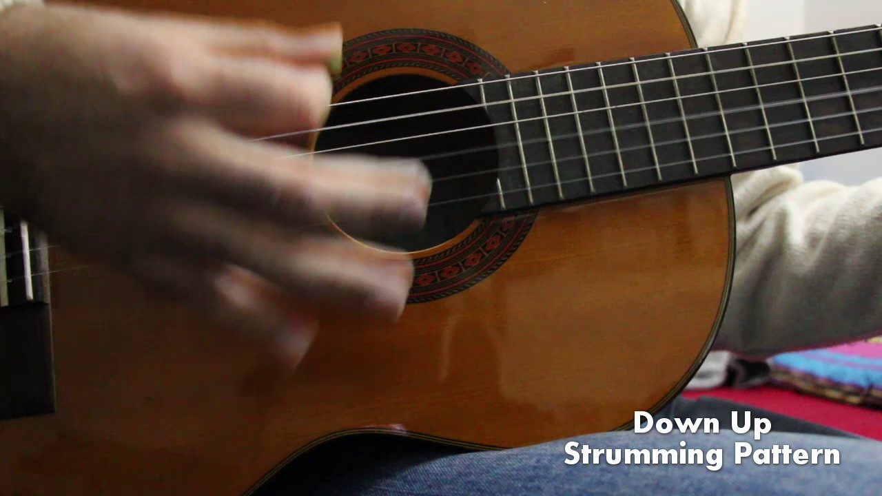 Basic Guitar Strumming Patterns 2 Down Up YouTube