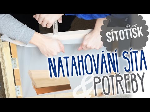 Video: Jak Provést Sítotisk