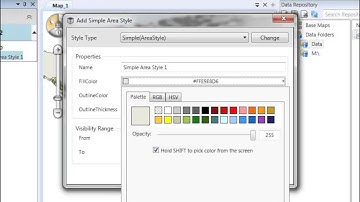 Map Suite GIS Editor: Color Picker