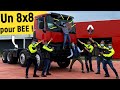 On fabrique un camion 8x8 d'expédition dans l'usine de Renault Trucks