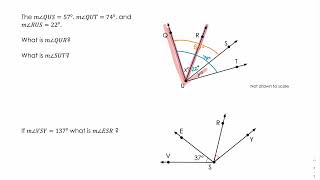 1.3 Geometry Angle Postulates