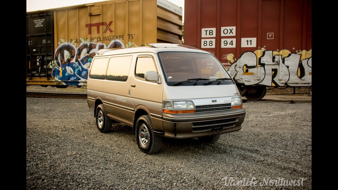 toyota hiace super custom 4x4 for sale