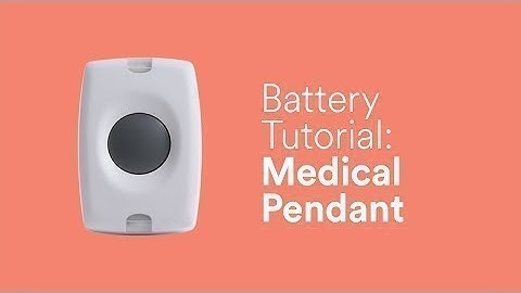 Battery Tutorial: Medical Pendant (Panic2)
