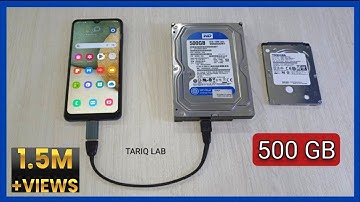 How To Connect Hard Disk To Mobile Phone