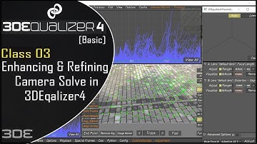 3DEqualizer - Enhancing & Refining  Camera Solve in 3DEqualizer4 [Basic] Class_03 ll Auto Tracking