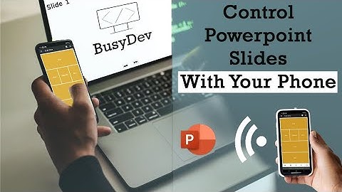 How to Control PowerPoint Slides with your Phone