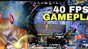40 fps gameplay impossible clutch world record sniper#battelgroundsmobile #pubgmobile #bgmi #bixiop 