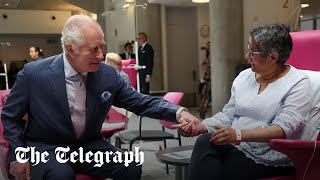 King Charles Meets Cancer Patients In First Public Appearance Since Diagnosis