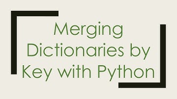Merging Dictionaries by Key with Python